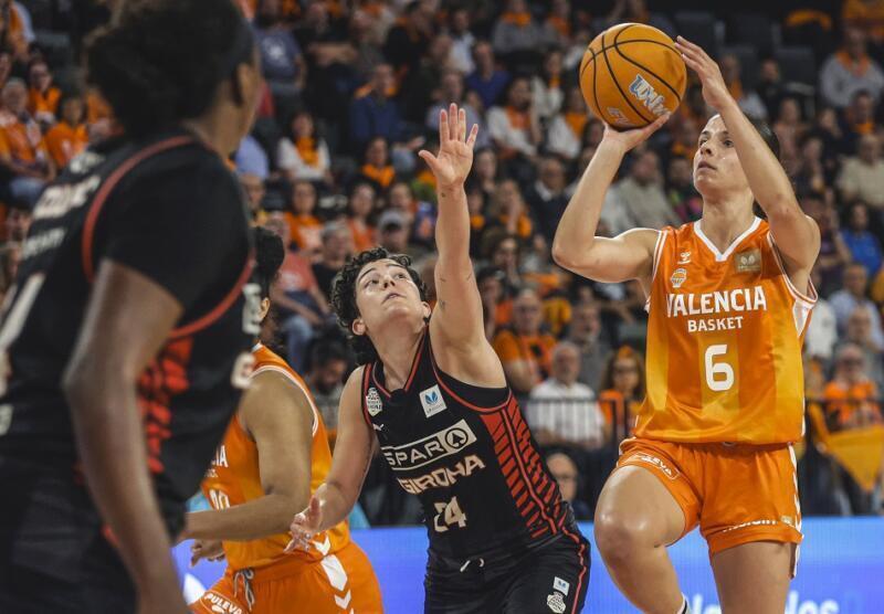 Girona frena al Valencia en la ida y deja todo abierto para la vuelta Valencia Basket Spar Girona