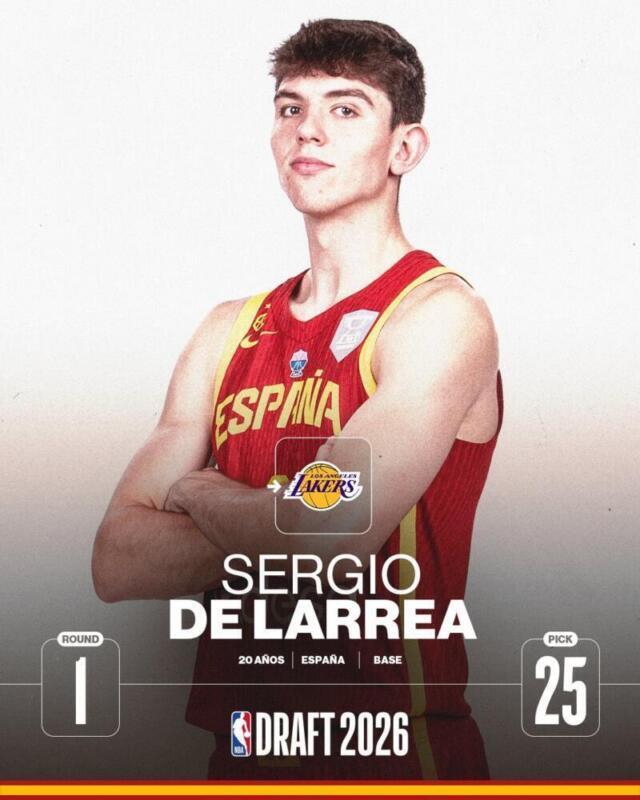 De Larrea elegido por Lakers a los Knicks y luego a los Mavericks 20260624 082528 scaled