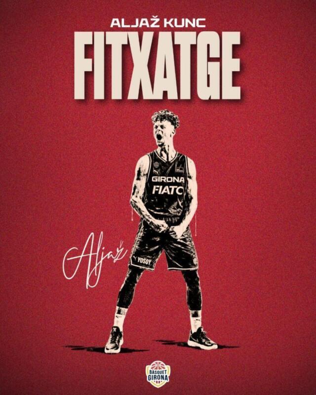 Aljaz Kunc es el primer fichaje del Bàsquet Girona 2026-27 ALjac Kunc scaled