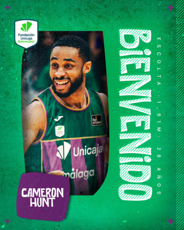Cameron Hunt como refuerzo ofensivo del Unicaja Cameron Hunt Unicaja scaled