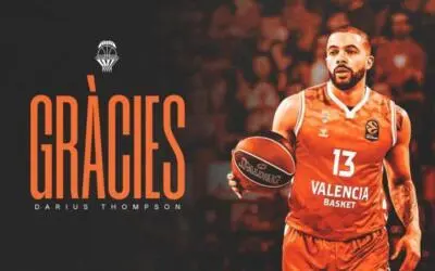 Darius Thompson deja Valencia Basket y busca nuevos retos Darius Thompson