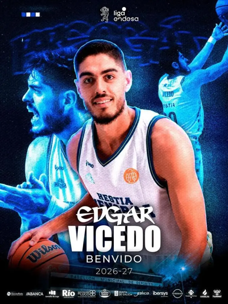Breogán presenta su cuarta incorporación de la temporada Edgar Vicedo