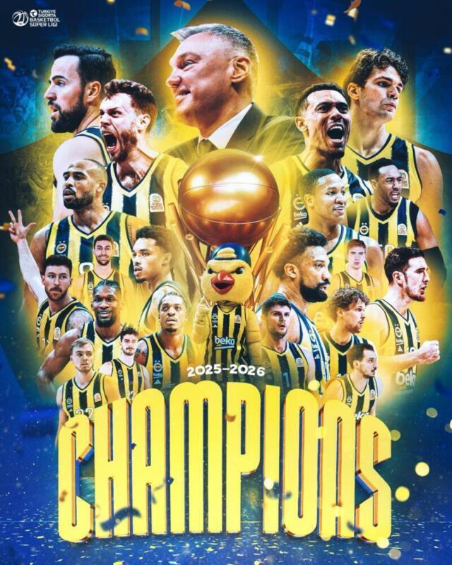 Fenerbahçe Beko campeón de la Basketbol Süper Ligi 2026 Fenerbahce Champions scaled