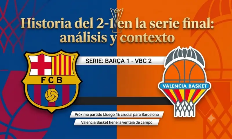 Historia del 2-1 en la serie final: análisis y contexto