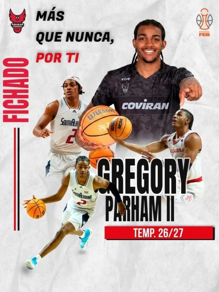 Gregory Parham II se une al Coviran Granada como nuevo jugador Gregory Parham II