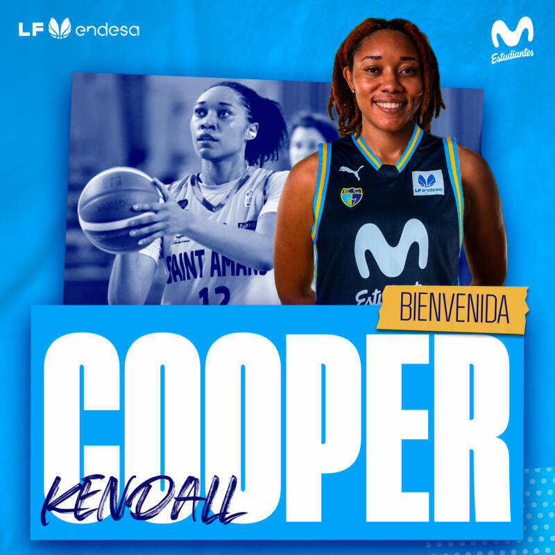 Kendall Cooper se incorpora a Movistar Estudiantes Femenino Kendall Cooper