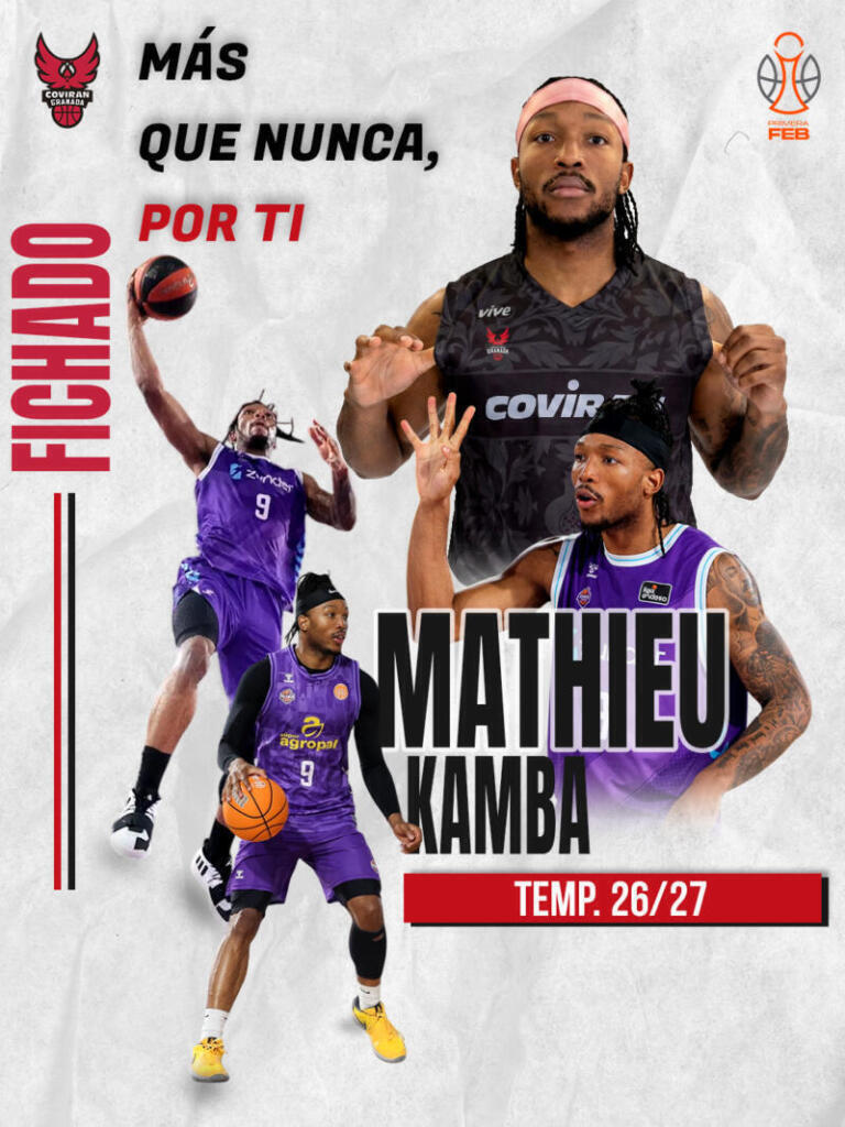 Mathieu Kamba se une al Coviran Granada Mathieu Kamba