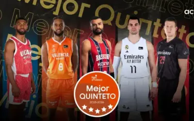 Jean Montero y Mario Hezonja destacan en el Mejor Quinteto Liga Endesa 2025/26 Mejor Quinteto de la Liga Endesa 2025 26