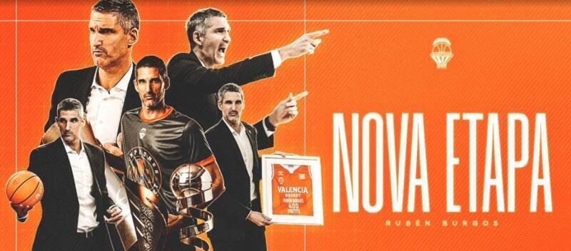 Rubén Burgos abandona el banquillo del Valencia Basket Ruben Burgos nueva etapa