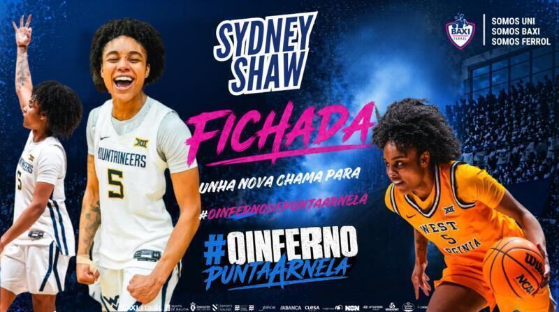 Sydney Shaw, jugadora clave del Baxi Ferrol Sydney Shaw