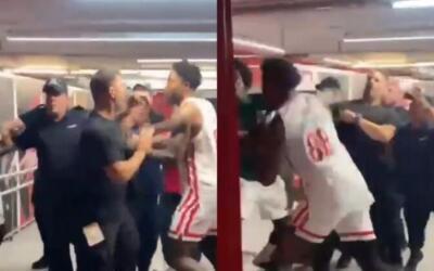 Pelea entre Tyrique Jones y Kendrick Nunn tras la final griega Tyrique Jones Kendrick Nunn