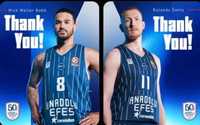 Anadolu Efes inicia limpieza y no retiene a Smits y Weiler-Babb Weiler Babb Roland Smits
