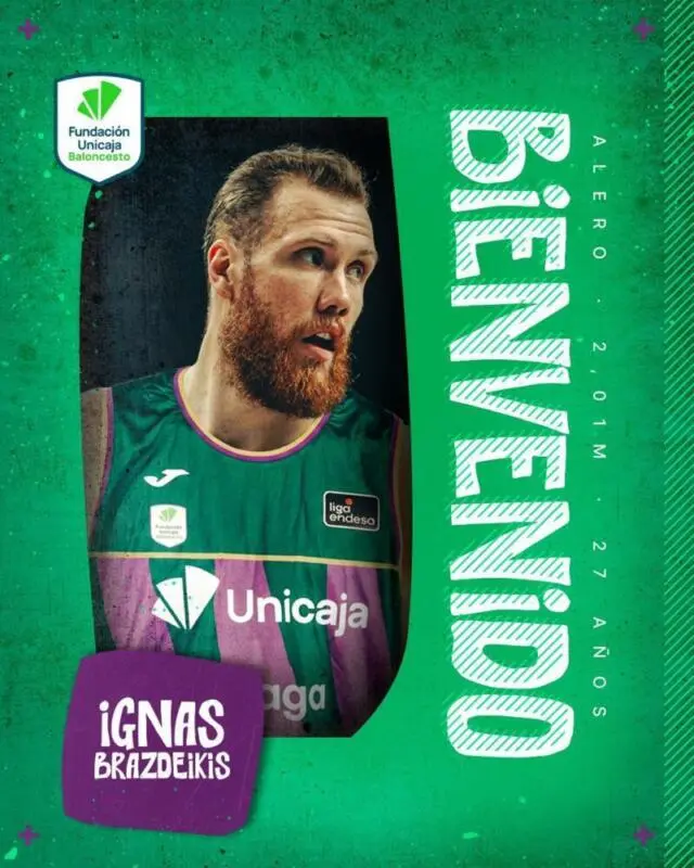Unicaja refuerza su defensa con Ignas Brazdeikis 20260715 080144 scaled