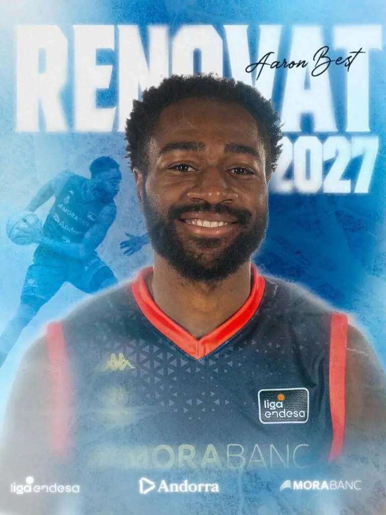 Aaron Best y MoraBanc Andorra extienden su contrato Aaron Best