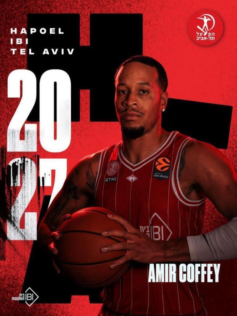 Amir Coffey jugará en Hapoel Tel Aviv Amir Coffey