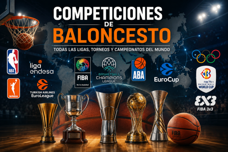 Competiciones de baloncesto: todas las ligas, torneos y campeonatos del mundo Competiciones de Baloncesto