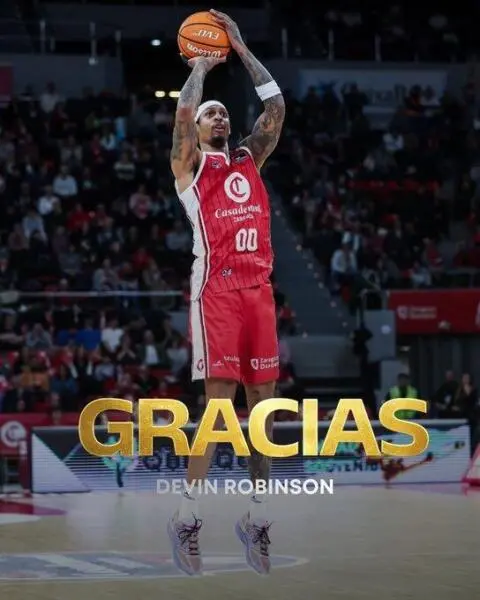Devin Robinson y Casademont Zaragoza finalizan su colaboración Devin Robinson