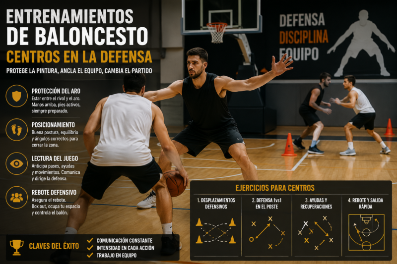 Ejercicios de defensa Ejercicios de defensa en baloncesto