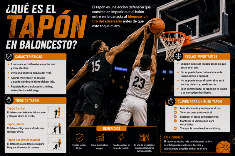El tapon en Baloncesto