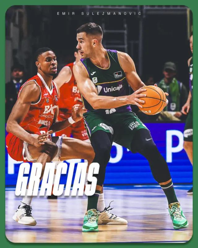 Sulejmanovic deja el Unicaja y busca nuevos retos Emir Sulejmanovic scaled