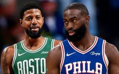 Celtics traspasan a Jaylen Brown a Sixers por Paul George Jaylen Brown Paul George