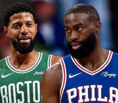 Celtics traspasan a Jaylen Brown a Sixers por Paul George Jaylen Brown Paul George
