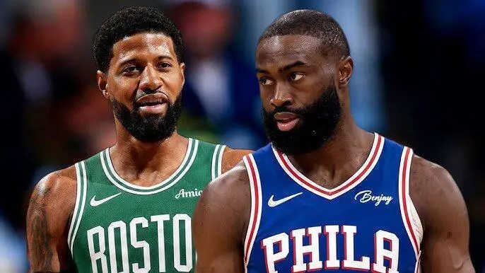 Celtics traspasan a Jaylen Brown a Sixers por Paul George Jaylen Brown Paul George