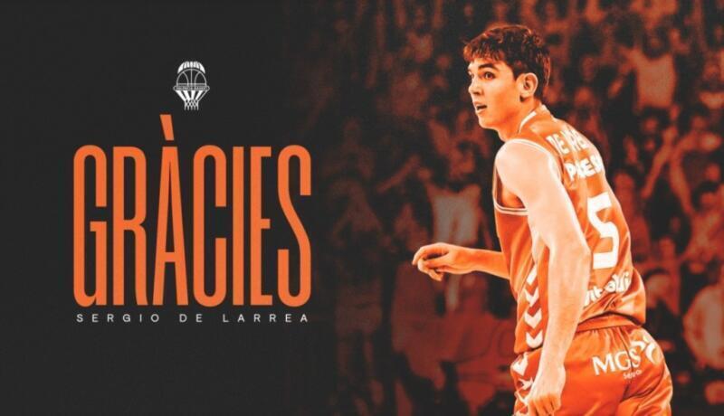 Sergio De Larrea se marcha de Valencia Basket rumbo la NBA Larry