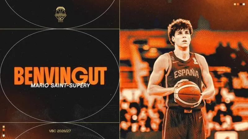 Mario Saint-Supéry, jugador destacado de Valencia Basket Mario Saint Supery