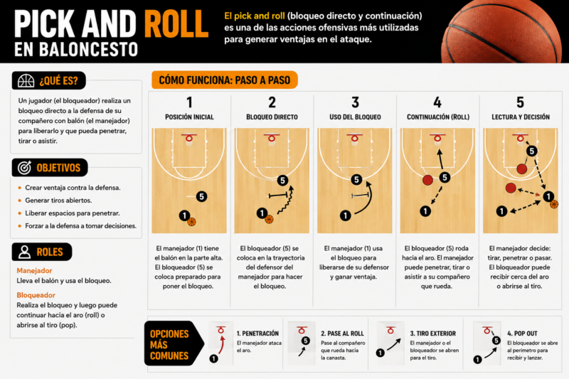 Pick and Roll en baloncesto