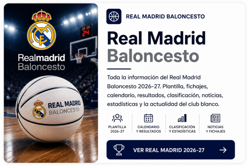 Temporada 2026-27 Real Madrid Baloncesto