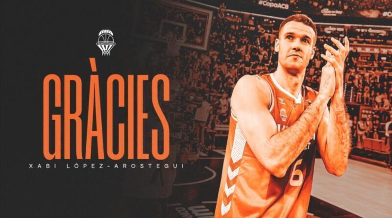 Agradecimiento a Xabi López-Arostegui tras cinco años en Valencia Basket XBL