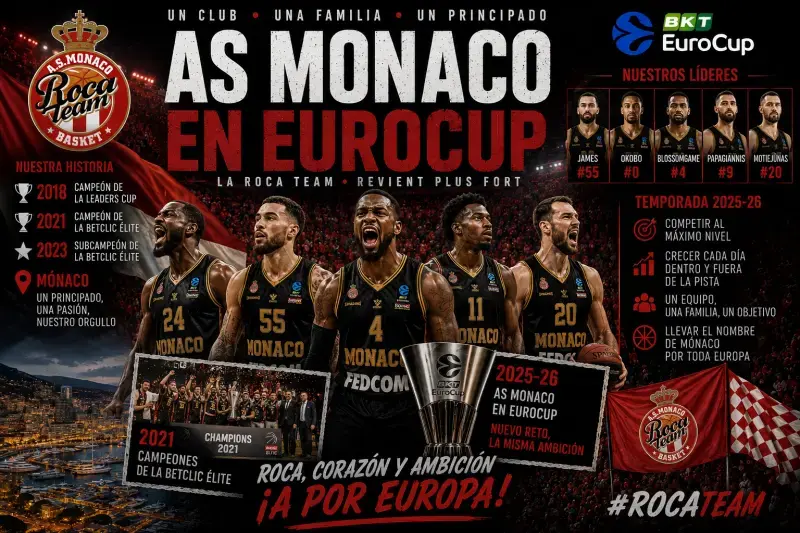 EuroCup 2026-27: equipos, formato, calendario y toda la información AS Monaco en EuroCup
