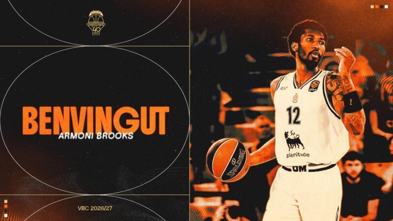 Armoni Brooks, nuevo tirador estrella de Valencia Basket Armoni Brooks Valencia Basket
