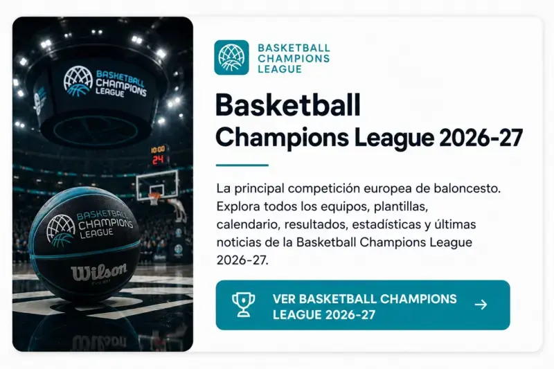Basketball Champions League 2026-27: equipos, grupos, calendario, formato y resultados BCL 26-27