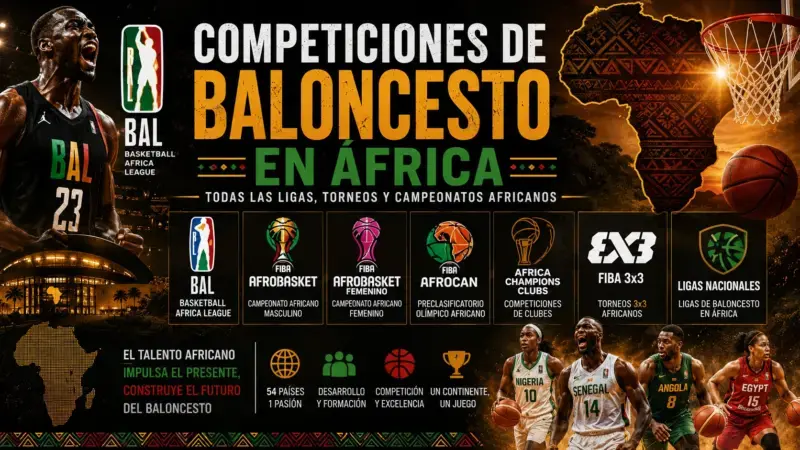Competiciones de baloncesto: todas las ligas, torneos y campeonatos del mundo Competiciones de baloncesto en África todas las ligas, torneos y campeonatos africanos