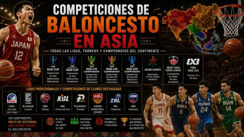 Competiciones de baloncesto: todas las ligas, torneos y campeonatos del mundo Competiciones de baloncesto en Asia todas las ligas torneos y campeonatos asiaticos scaled
