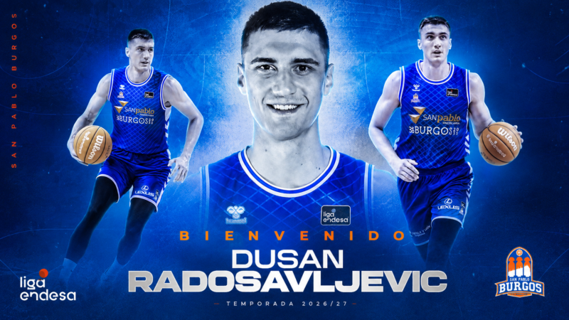 Dusan Radosavljevic se une al San Pablo Burgos para el juego exterior Dusan Radosavljevic