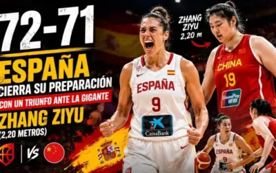 España finaliza su preparación con victoria sobre Zhang Ziyu España - China preparacion Mundial Femenino