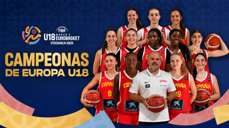 España vence a Francia y gana el oro en el Eurobasket 2026 Eurobasket U18F