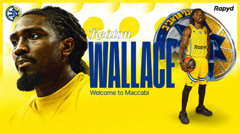 Keaton Wallace: biografía, trayectoria, estadísticas y fichaje por Maccabi Tel Aviv Keaton Wallace Maccabi