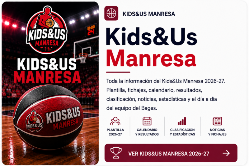 Kid&Us Manresa ACB 26-27