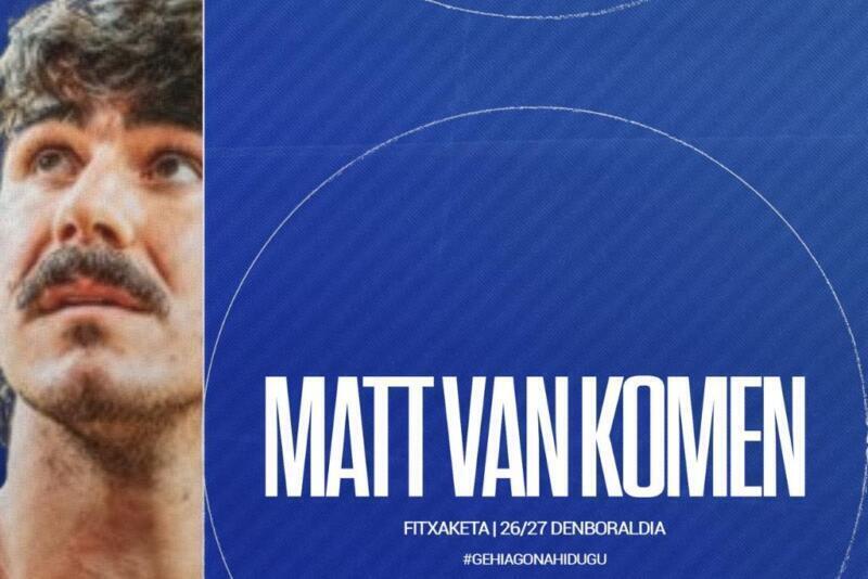 Matt Van Komen se une al Askatuak Gipuzkoa Matt Van Komen Gipuzkoa