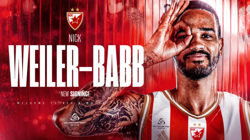 Nick Weiler-Babb: biografía, trayectoria, estadísticas y fichaje por Estrella Roja Nick Weiler Babb Estrella Roja