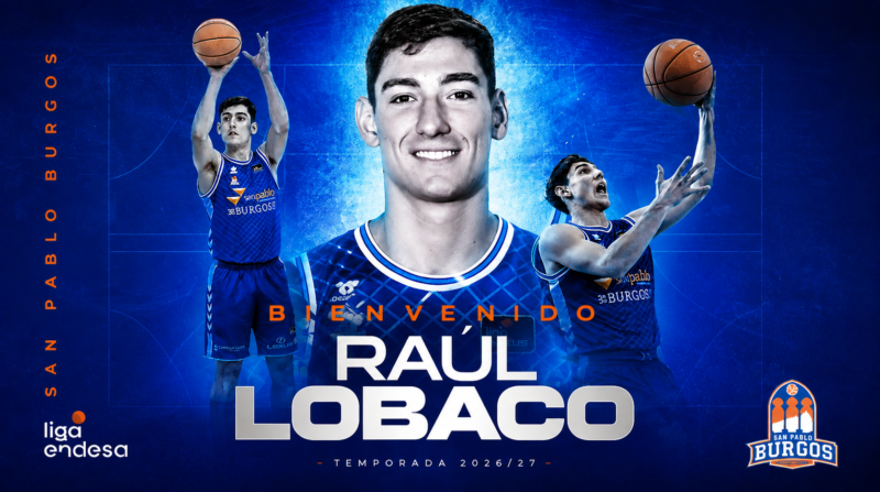 Raúl Lobaco: biografía, trayectoria, estadísticas y fichaje por San Pablo Burgos Raul Lobaco San Pablo Burgos