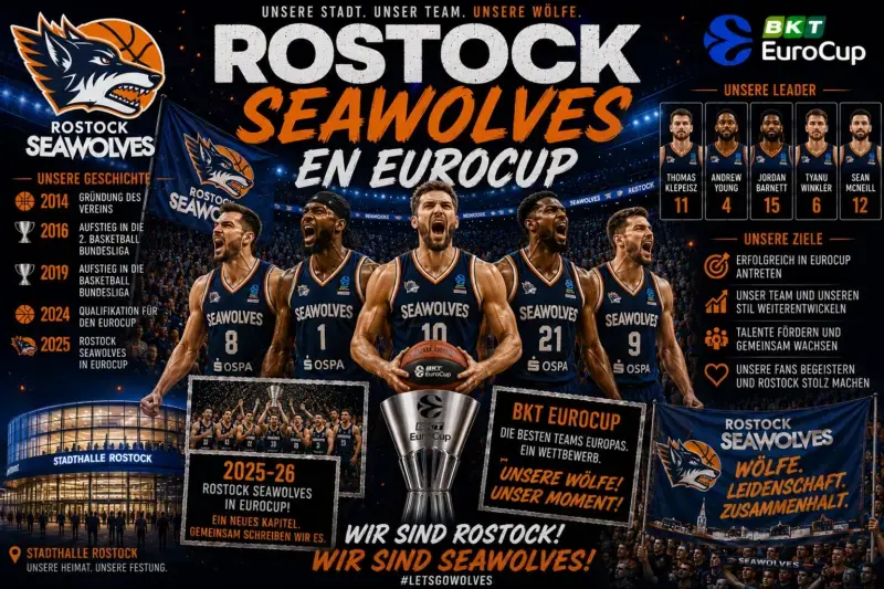 EuroCup 2026-27: equipos, formato, calendario y toda la información Rostock Seawolves en EuroCup