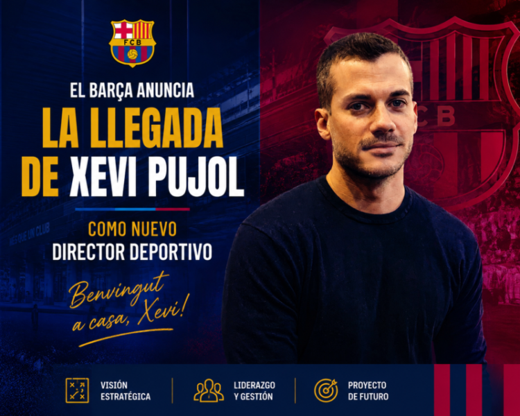 Xevi Pujol asume la dirección deportiva del FC Barcelona Xevi Pujol Director deportivo Barca