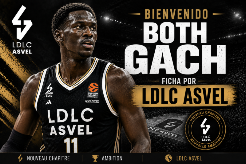 Both Gach se une a LDLC ASVEL Both Gach ASVEL