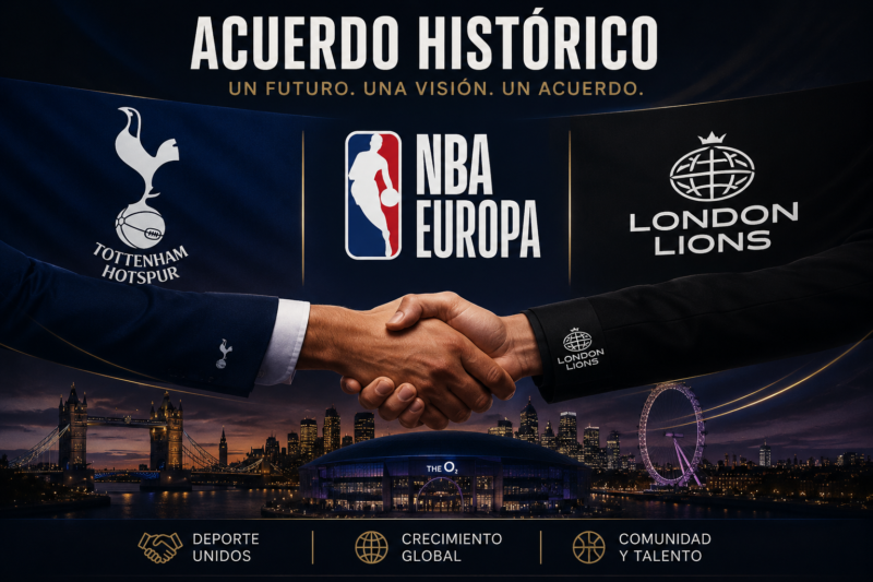 Los propietarios del Tottenham buscan adquirir franquicia NBA en Londres Tottenham NBA Europe