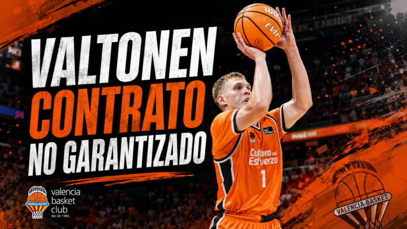 Valencia Basket ficha a Elias Valtonen con contrato no garantizado Valtonen ValenciaBasket
